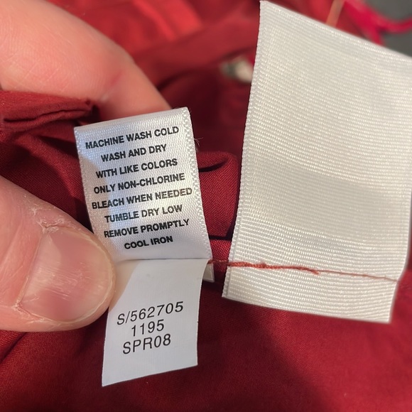 NWT Reddish Orange old navy jacket AS IS and Missing Belt - Picture 8 of 9